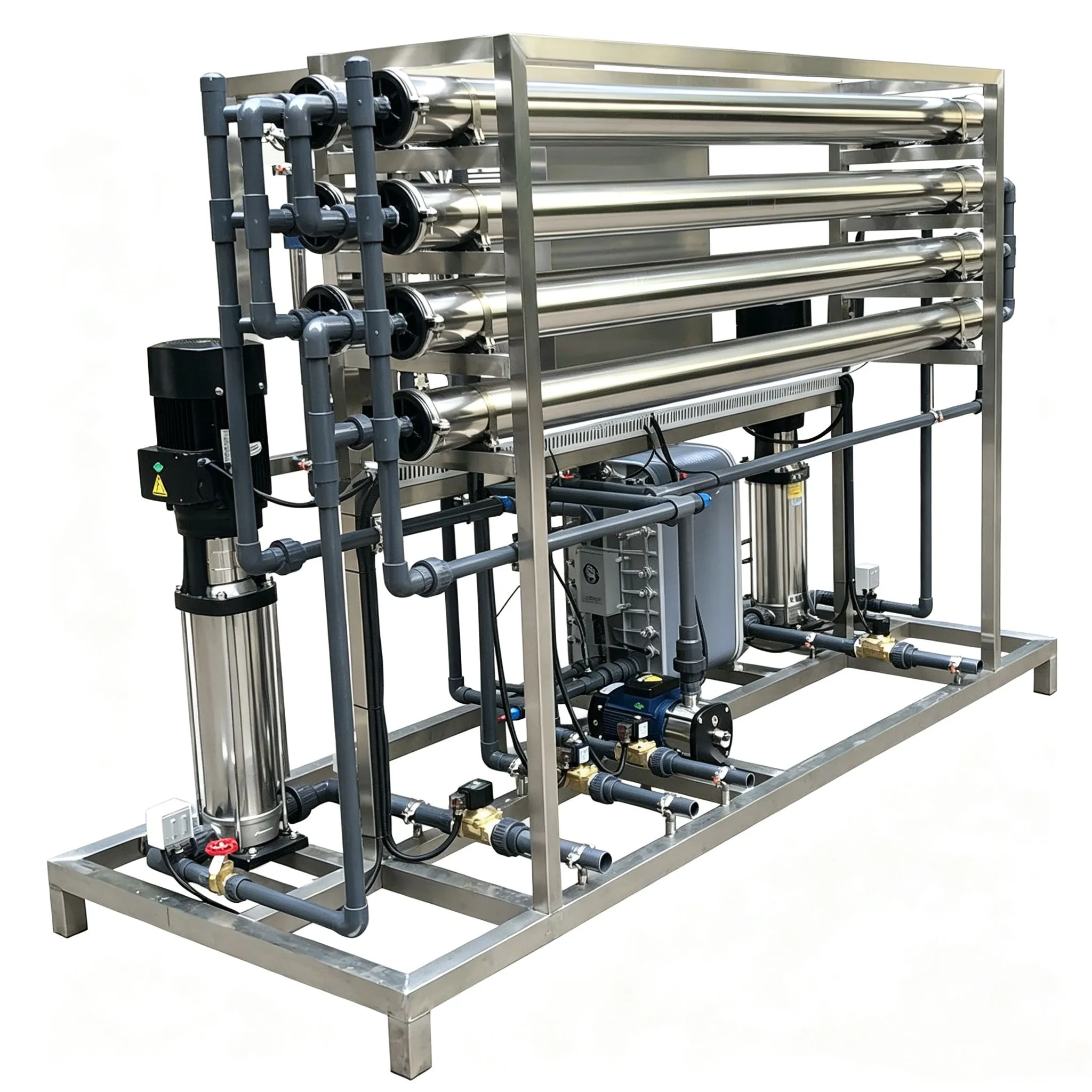 Full Stainless Steel 300 Gallons Laboratory EDI Purifier Deionized Water Machine0