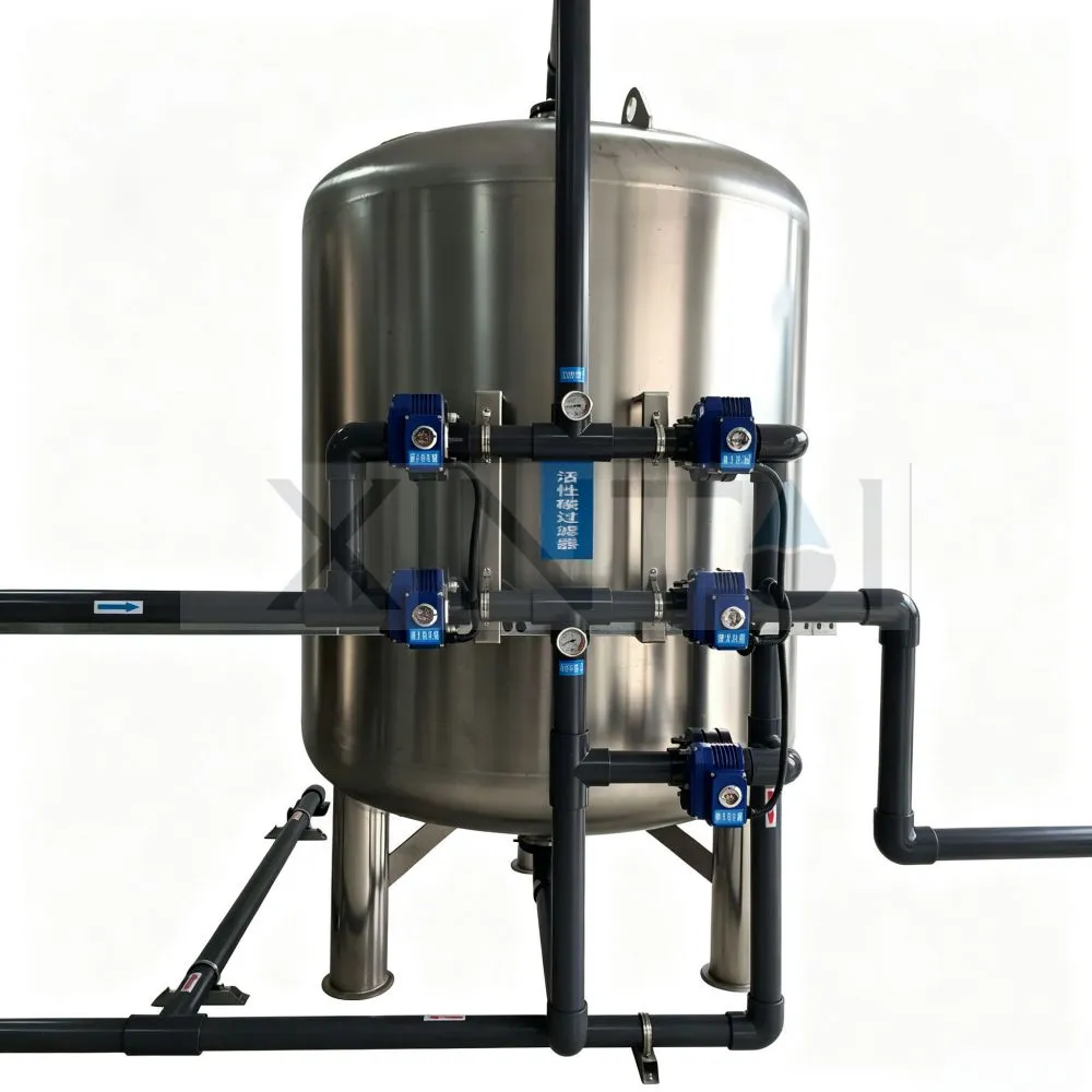 60T/H Multimedia Filters(MMF) Automatic Backwash Sand/Carbon Industrial Water Filters1