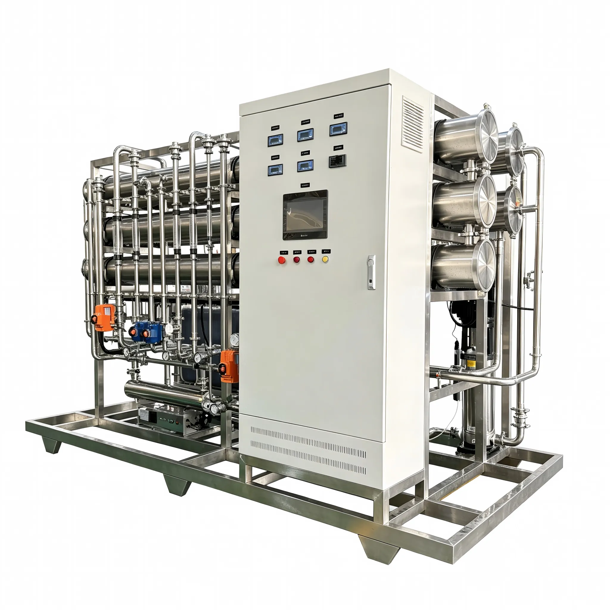 5m3/h EDI Water Treatment Equipment PLC+HMI Automatic Operating System1