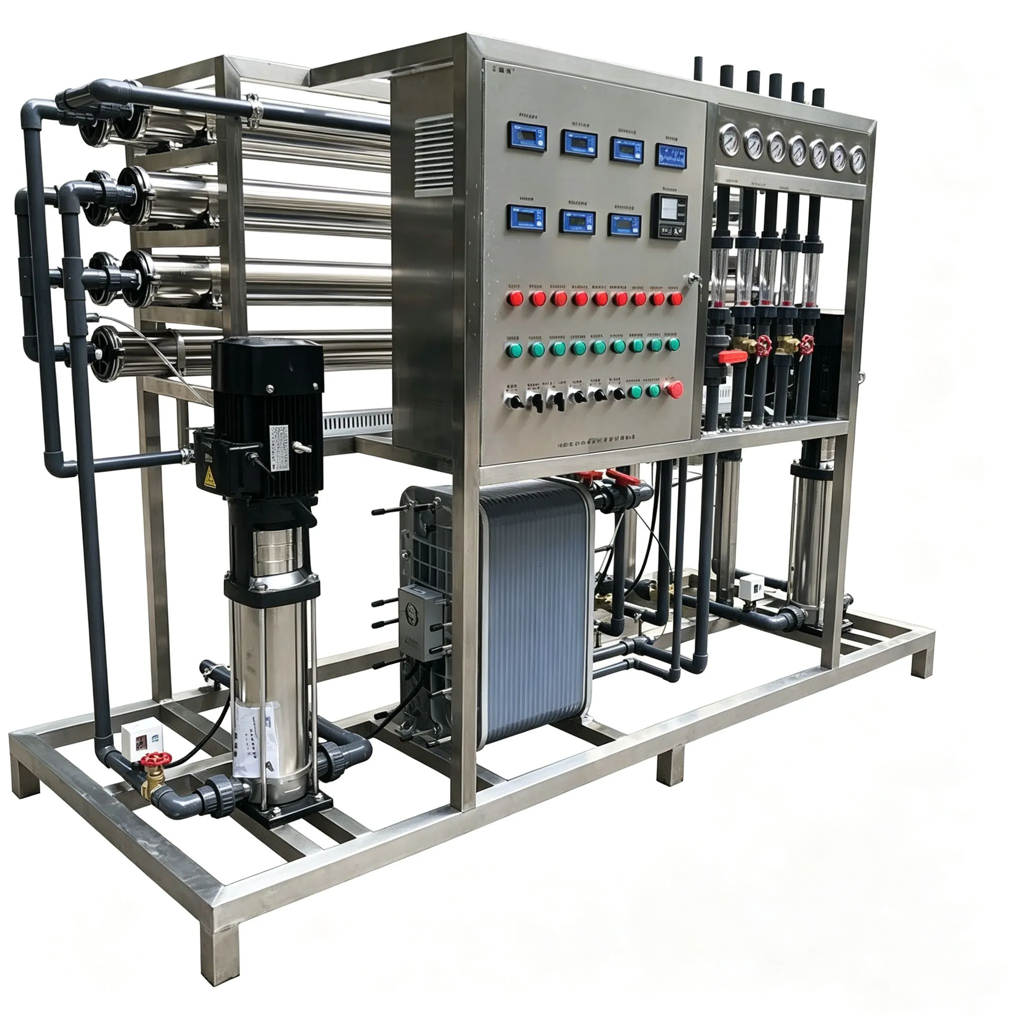 Full Stainless Steel 300 Gallons Laboratory EDI Purifier Deionized Water Machine1