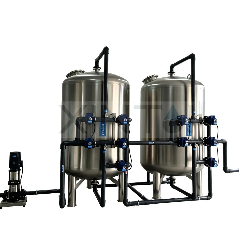 60T/H Multimedia Filters(MMF) Automatic Backwash Sand/Carbon Industrial Water Filters0