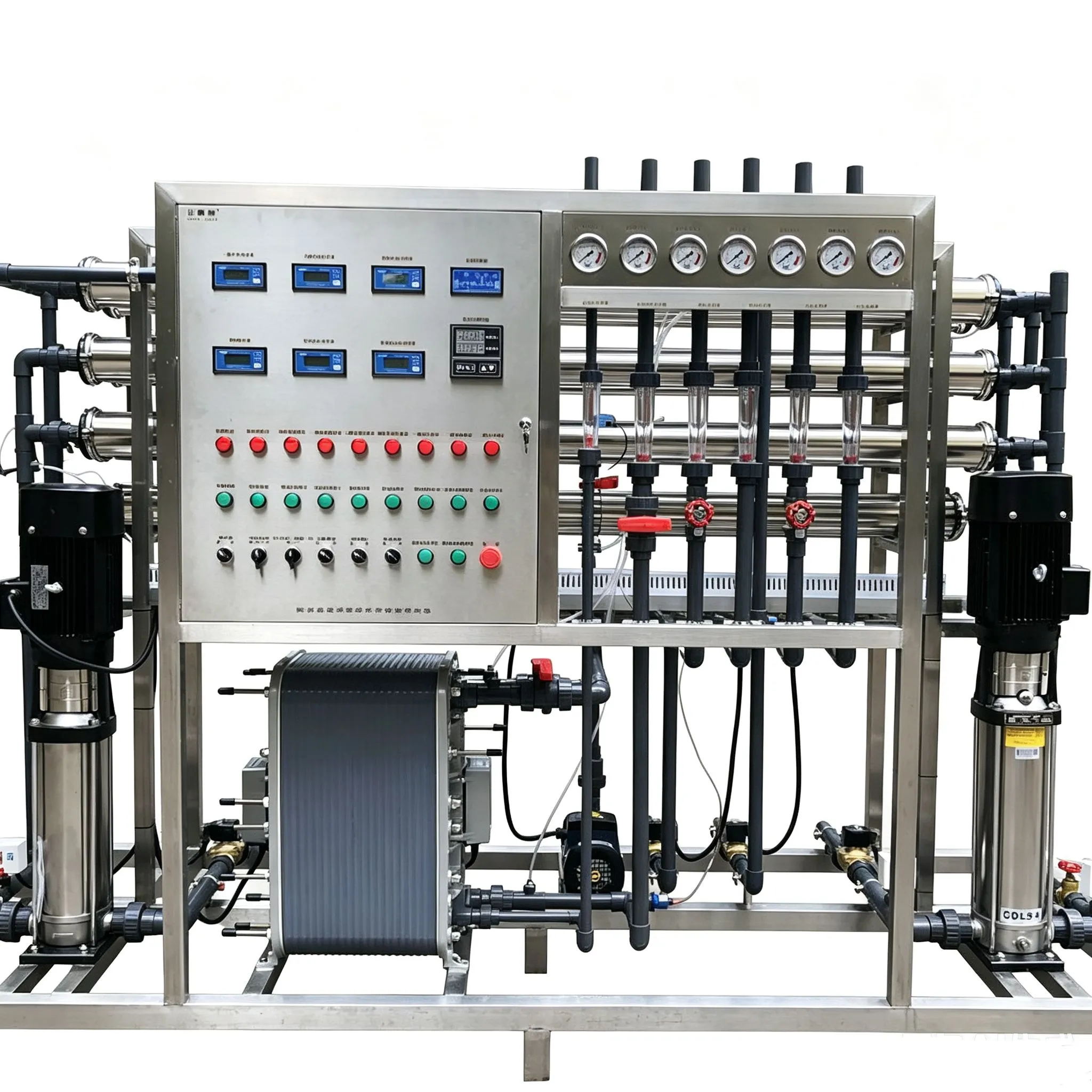 Full Stainless Steel 300 Gallons Laboratory EDI Purifier Deionized Water Machine2