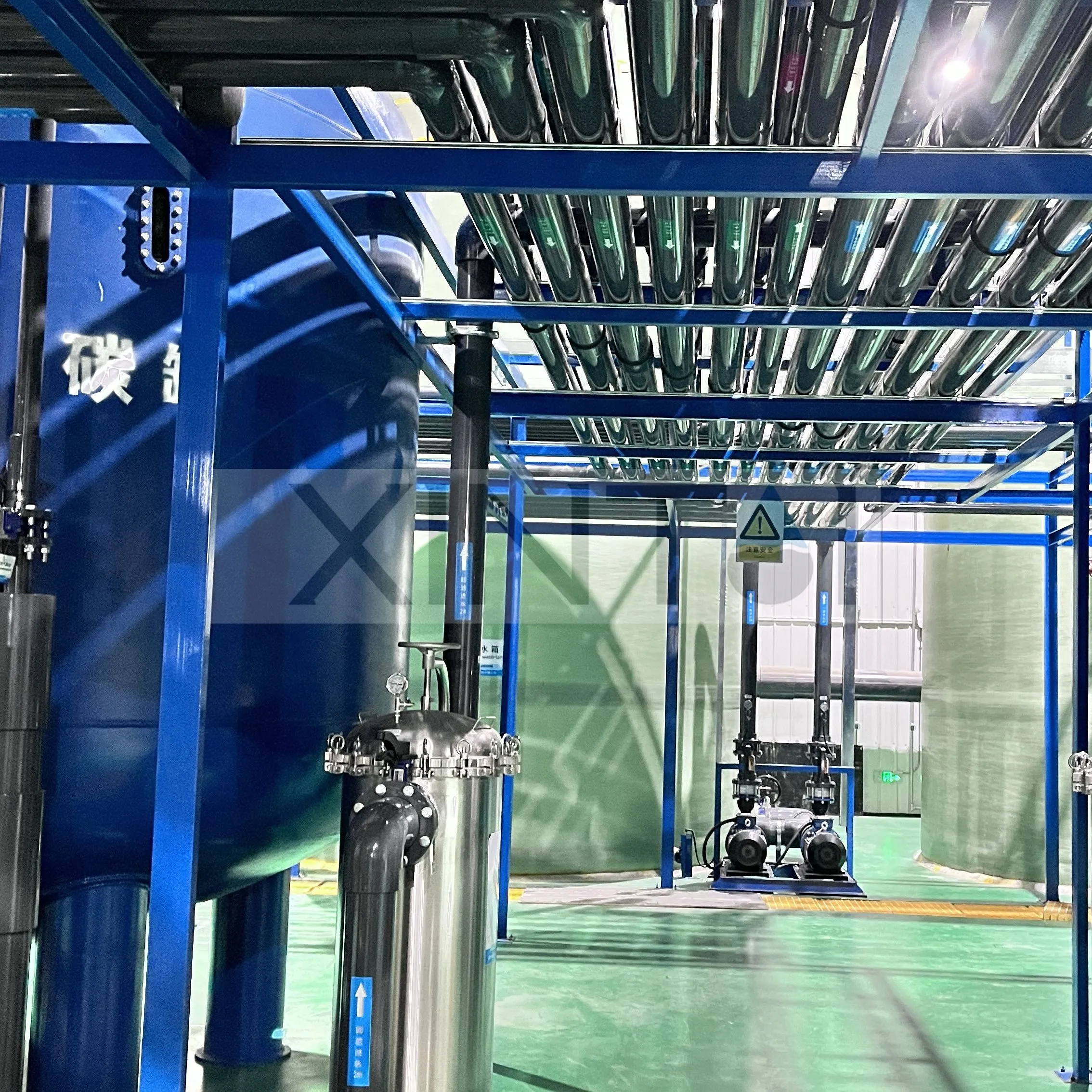 Large Capacity Industrial Media Filter Water Pretreatment Equipment1