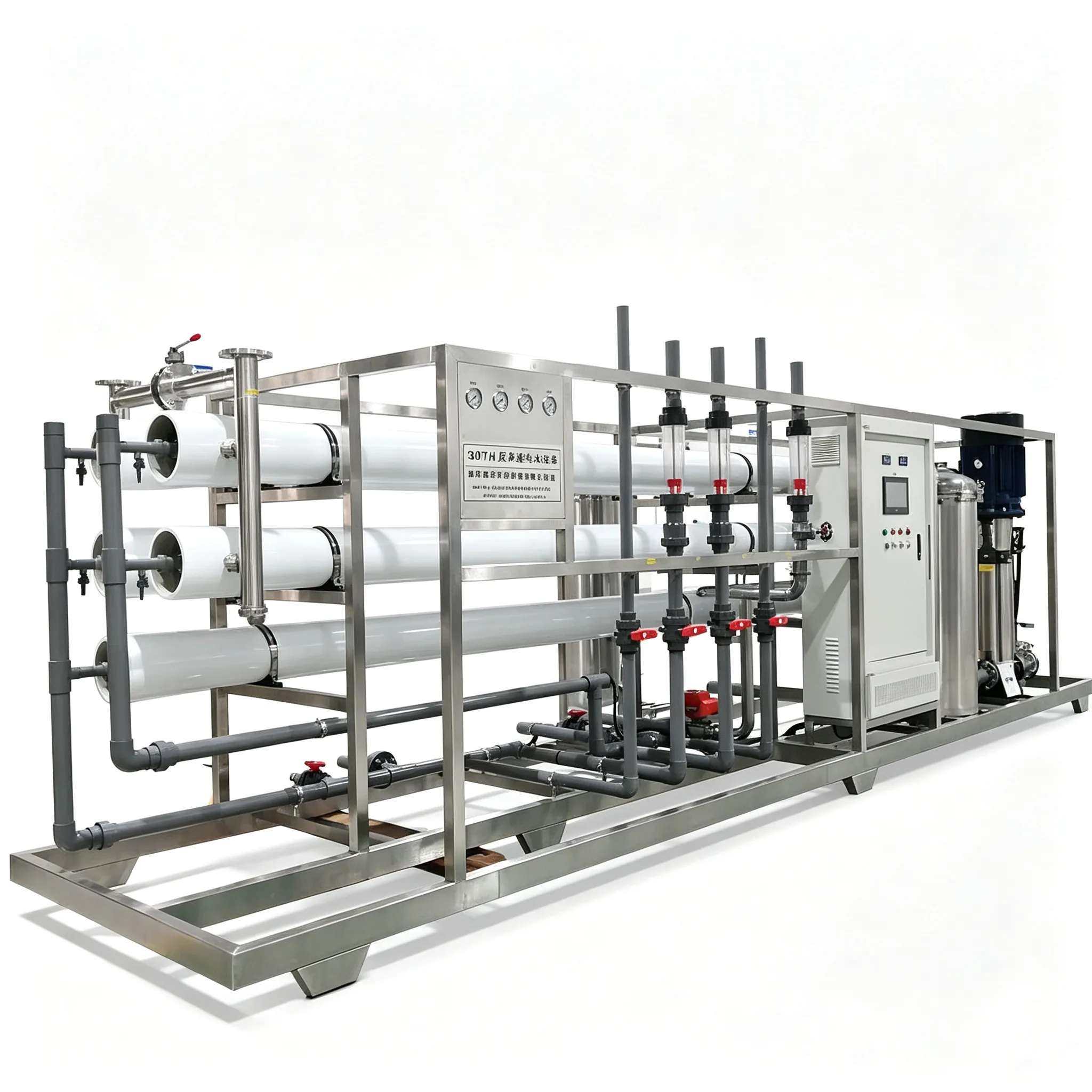 Professional 10T/H Reverse Osmosis Purifier System for Borehole/Well Water1