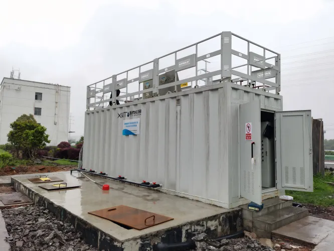 30T/D Domestic Sewage and Industrial Wastewater Treatment Plant AO+MBBR Process0