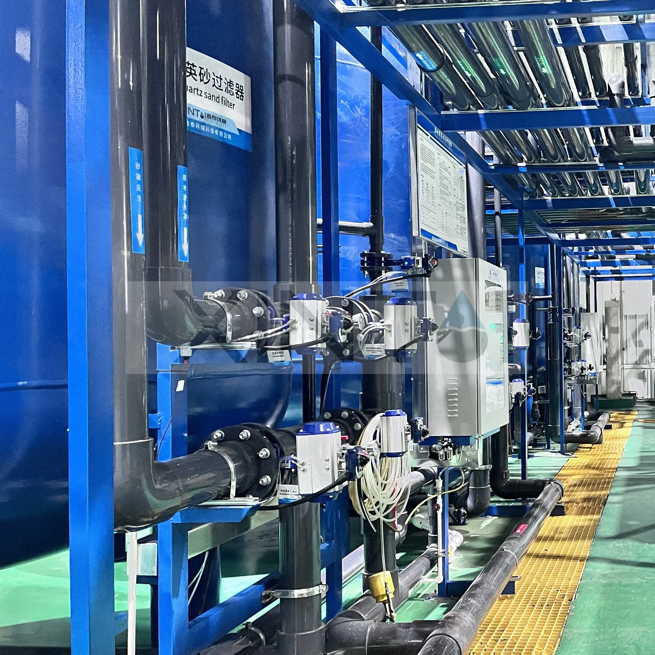 Large Capacity Industrial Media Filter Water Pretreatment Equipment3