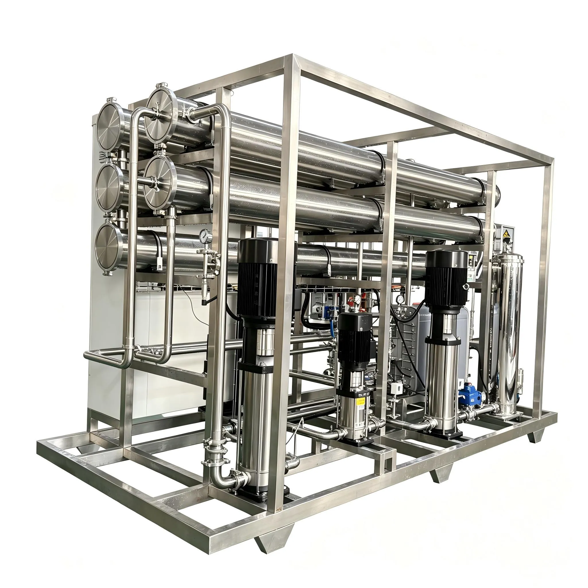 5m3/h EDI Water Treatment Equipment PLC+HMI Automatic Operating System0